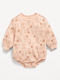 L'image numéro 1 présente Barboteuse une pièce en molleton à manches longues Disney © pour bébé