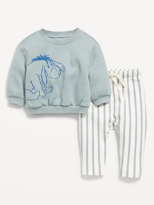 View large product image 1 of 2. Disney© Crew-Neck Sweatshirt and Sweatpants Set for Baby
