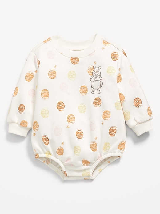 View large product image 1 of 1. Disney© Long-Sleeve Fleece One-Piece Romper for Baby