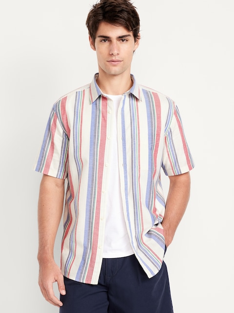 Classic Fit Everyday Striped Oxford Shirt