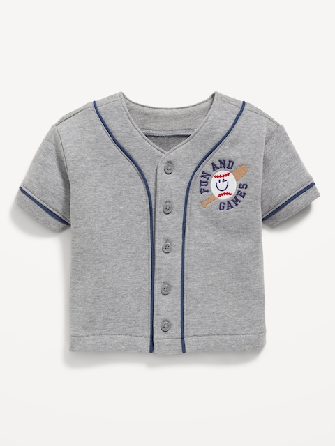 Fleece Baseball Shirt for Baby