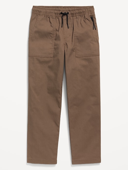 View large product image 1 of 1. Pull-On Utility Tech Taper Pants for Boys