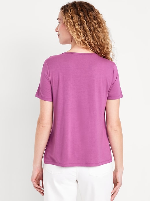 Image number 7 showing, Luxe Crew-Neck T-Shirt