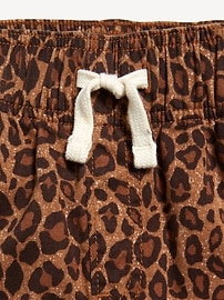 View large product image 4 of 4. Printed High-Waisted Baggy Wide-Leg Pull-On Pants for Girls
