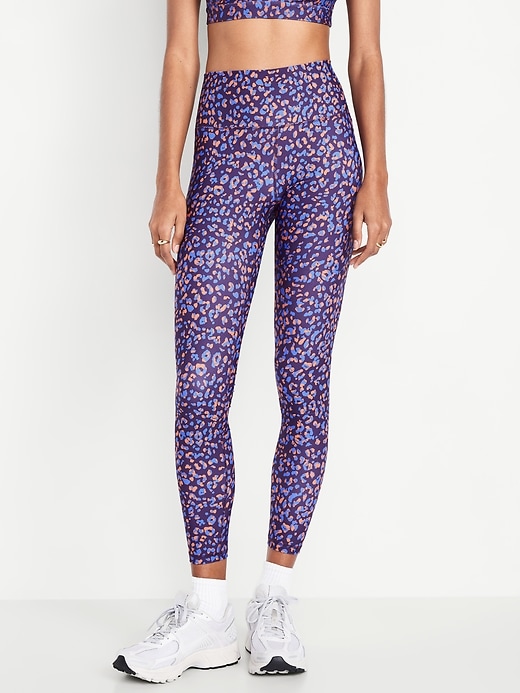 Image number 1 showing, High-Waisted PowerSoft 7/8 Leggings