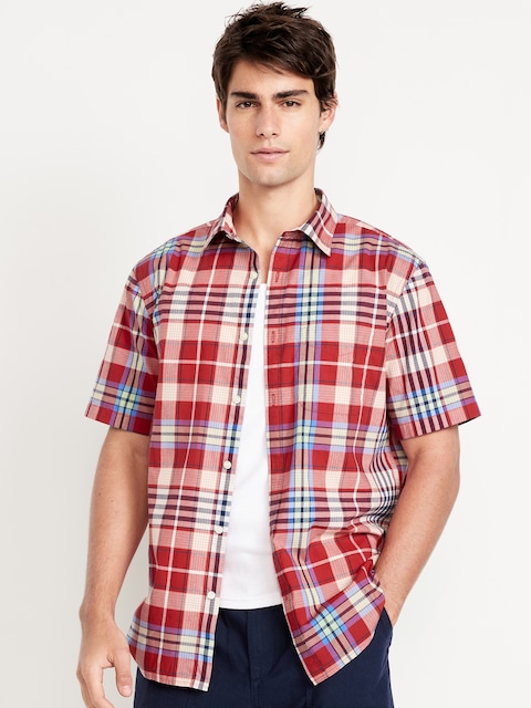 Classic Fit Everyday Plaid Shirt