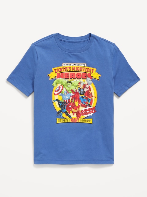 Marvel™ Avengers Gender-Neutral Graphic T-Shirt for Kids