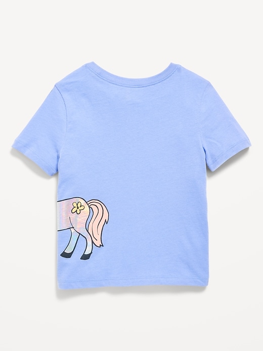 View large product image 2 of 2. Short-Sleeve Unisex Graphic T-Shirt for Toddler