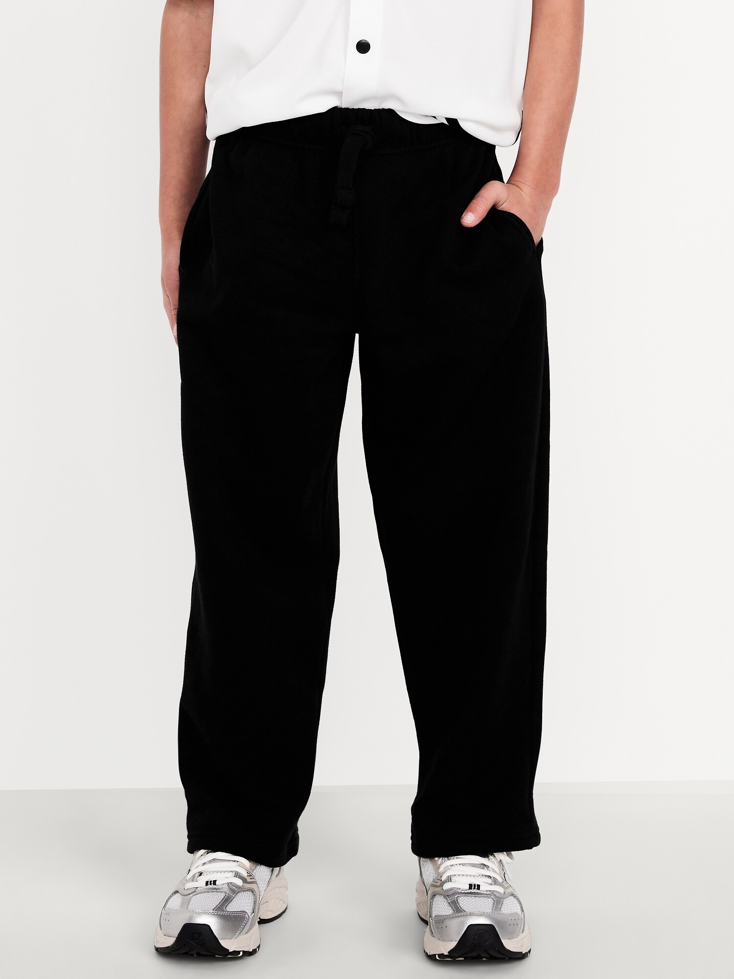 Pantalon droit en coton ouaté pour Garçon