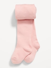 Image number 1 showing, Solid Soft-Knit Tights for Toddler Girls & Baby