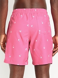 Image number 2 showing, Printed Swim Trunks -- 7-inch inseam