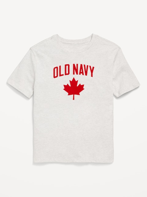 Short-Sleeve Canada Logo-Graphic T-Shirt for Boys
