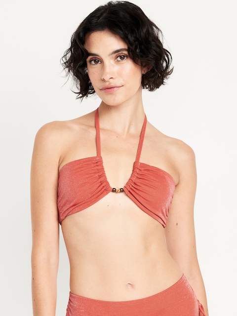 Ruched Bikini Swim Top