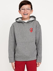Image number 1 showing, Marvel™ Spider-Man Gender-Neutral Graphic Pullover Hoodie for Kids