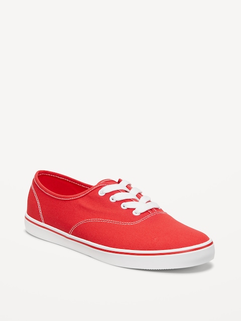 Canvas Prep Sneakers for Women