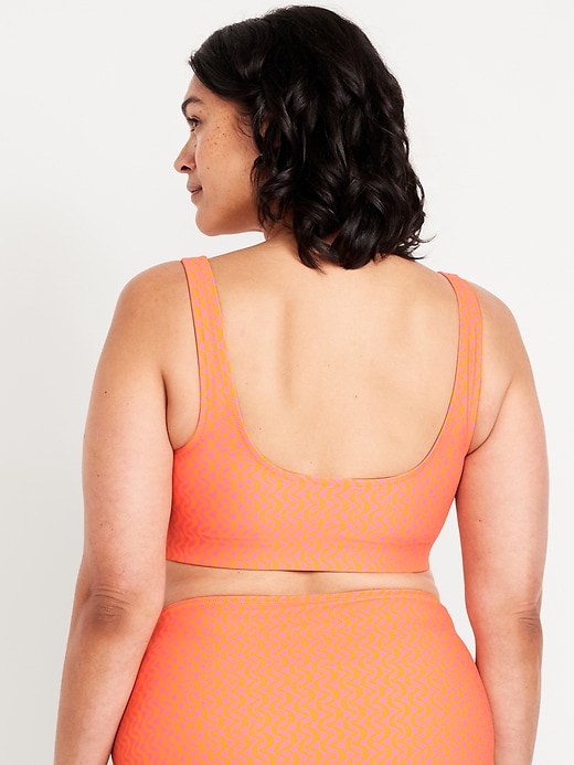 Image number 8 showing, Matte Scoop-Neck Bikini Swim Top