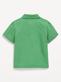 Image number 2 showing, Short-Sleeve Utility Pocket Shirt for Toddler Boys