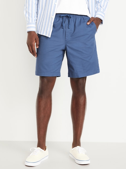 Twill Jogger Shorts -- 7-inch inseam