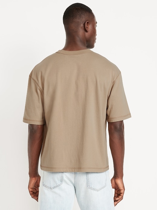 Image number 2 showing, Garment-Dyed Cropped T-Shirt