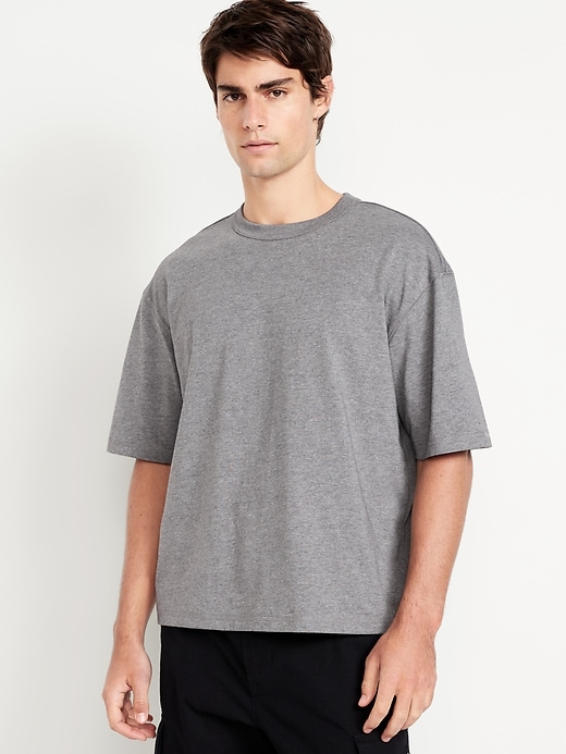 Image number 1 showing, Garment-Dyed Cropped T-Shirt