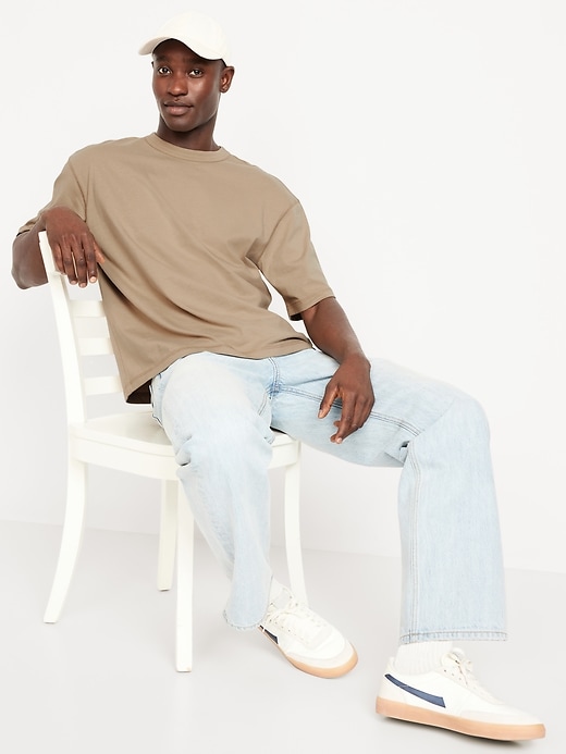 Image number 3 showing, Garment-Dyed Cropped T-Shirt