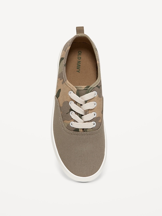 View large product image 2 of 4. Canvas Lace-Up Sneakers for Boys