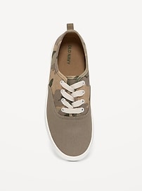 Image number 2 showing, Canvas Lace-Up Sneakers for Boys