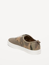 View large product image 3 of 4. Canvas Lace-Up Sneakers for Boys