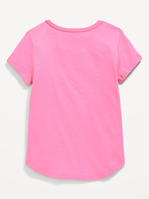View large product image 2 of 2. Disney© Stitch Graphic T-Shirt for Girls