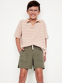 View large product image 3 of 5. Above Knee Workwear Pull-On Shorts for Boys