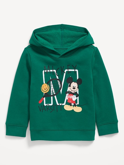 View large product image 1 of 2. Disney© Mickey Mouse Unisex Graphic Pullover Hoodie for Toddler