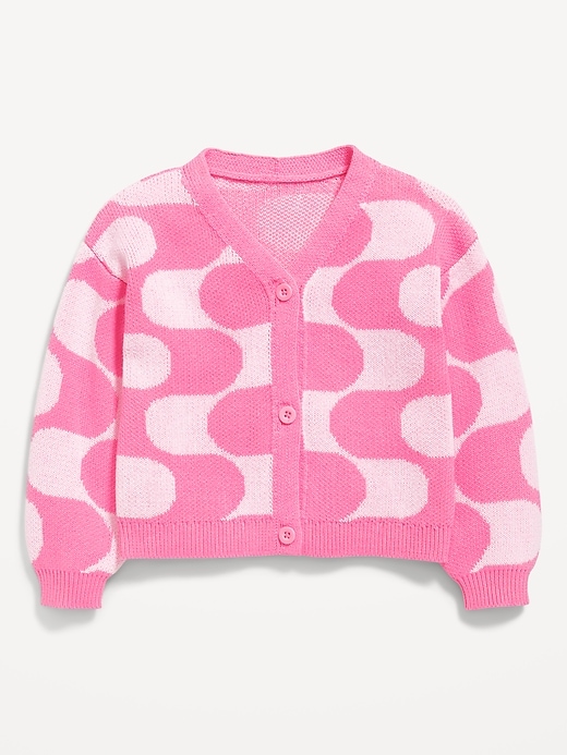 View large product image 1 of 2. Button-Front Cardigan Sweater for Toddler Girls