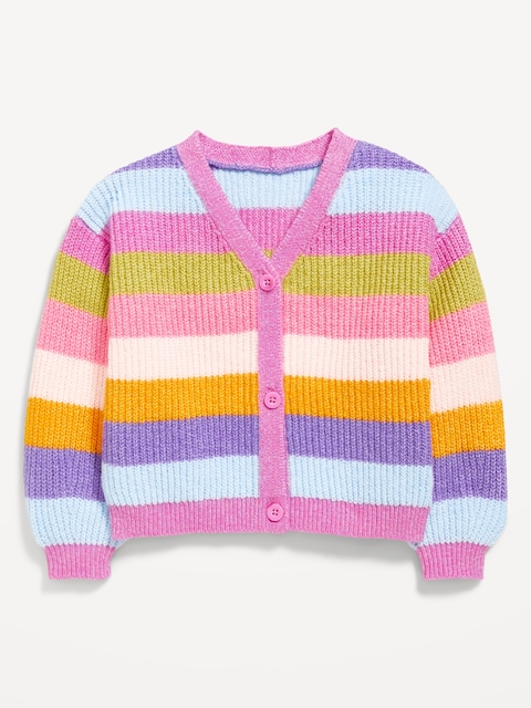 SoSoft Button-Front Cardigan Sweater for Toddler Girls