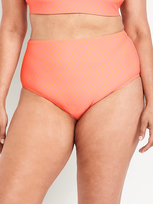 Image number 7 showing, Matte High-Waisted Bikini Swim Bottoms