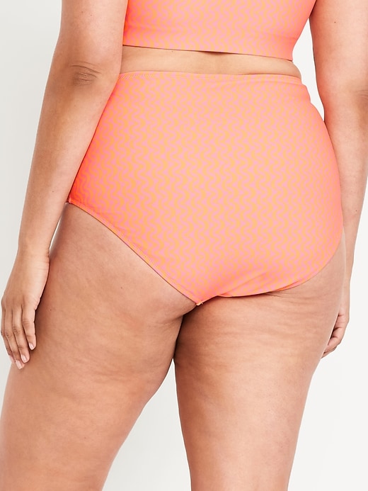 Image number 8 showing, Matte High-Waisted Bikini Swim Bottoms