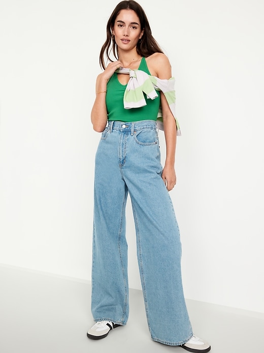 Image number 3 showing, Racerback Crop Tank Top