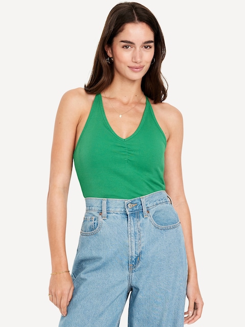 Racerback Crop Tank Top