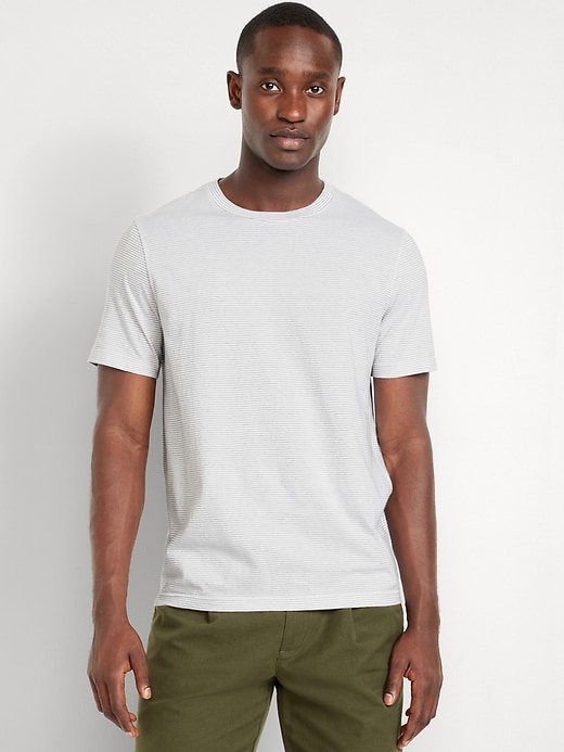 Image number 1 showing, Crew-Neck Striped T-Shirt