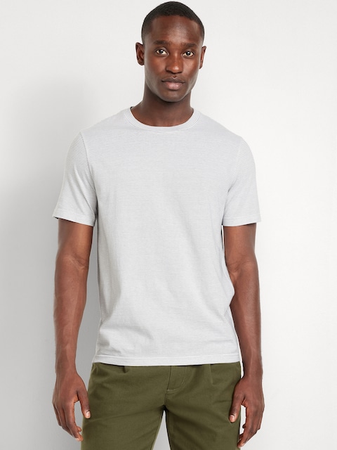 Crew-Neck Striped T-Shirt - Multi