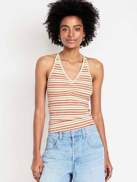Racerback Crop Tank Top