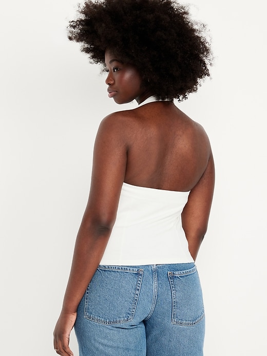 Image number 5 showing, Double-Layer Halter Top