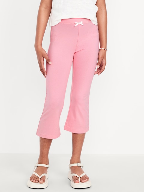 High-Waisted Kick Flare Leggings for Girls