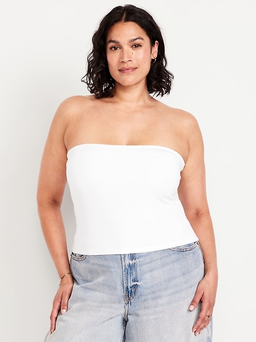 Image number 7 showing, Double-Layer Tube Top