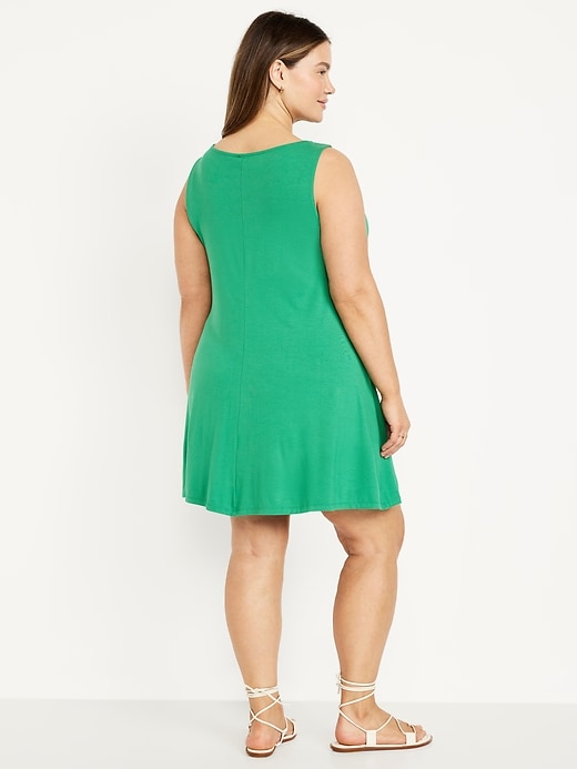 Image number 7 showing, Sleeveless Mini Swing Dress