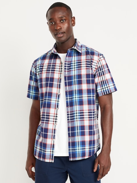 Classic Fit Everyday Plaid Shirt