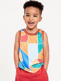 Image number 1 showing, Mesh Graphic Tank Top for Toddler Boys