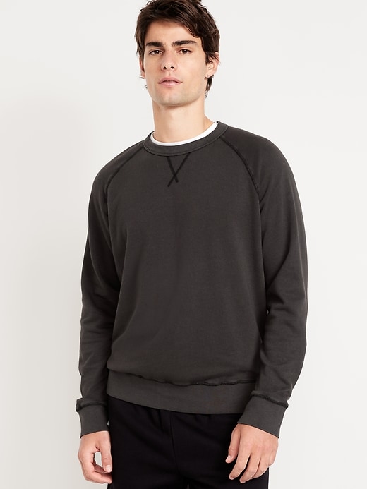 Image number 1 showing, Garment-Dyed Crew-Neck Sweatshirt