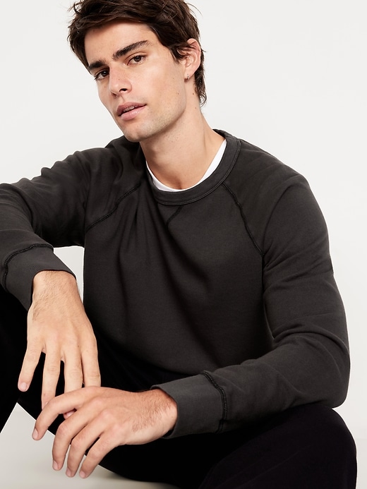 Image number 3 showing, Garment-Dyed Crew-Neck Sweatshirt