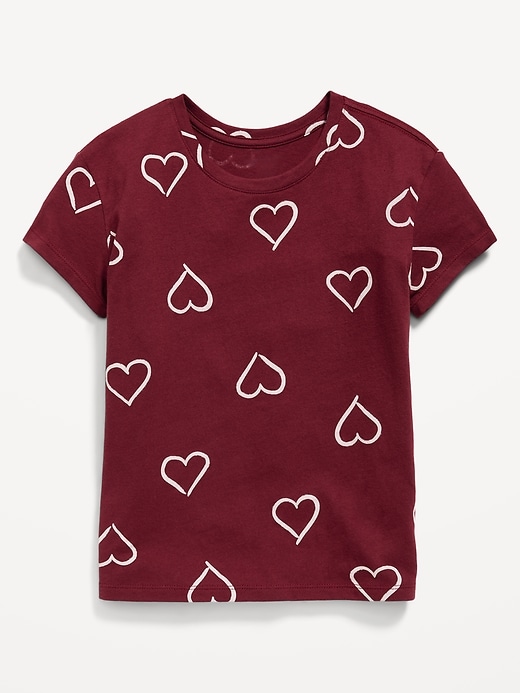 View large product image 1 of 1. Printed Softest Short-Sleeve T-Shirt for Girls