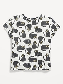 Image number 2 showing, Printed Softest Short-Sleeve T-Shirt for Girls